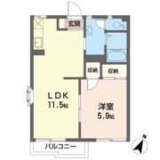 フレグランス福田の間取り画像