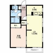クレセントⅡの間取り画像