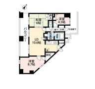 クレール中野の間取り画像
