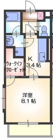 CasaⅠの間取り画像