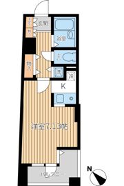 ドゥーエ巣鴨の間取り画像