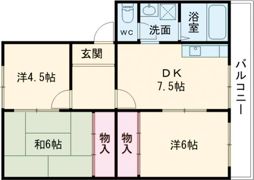すずらん台コートの間取り画像