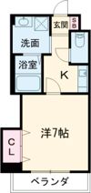 M’プラザ香里参番館の間取り画像