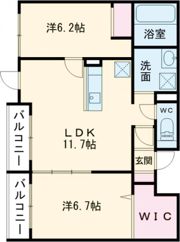 POEM千歳Ⅰの間取り画像