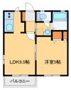 グランドール連取 Dの間取り画像