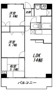 アトラクトマンショントムロの間取り画像