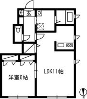 エスフロントAの間取り画像