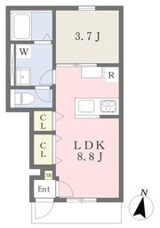 GALLERY HOUSE 衣山 Aの間取り画像