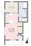 GALLERY HOUSE 衣山 Aの間取り画像