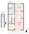 GALLERY HOUSE 衣山 Aの間取り画像