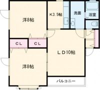 ロイヤルシティ中道の間取り画像
