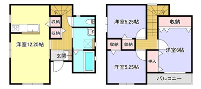 錦Ⅱの間取り画像
