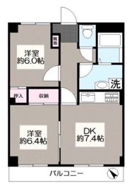 エバールミナスの間取り画像