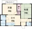 フラット松江の間取り画像
