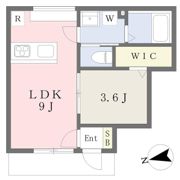 GALLERY HOUSE 衣山 Bの間取り画像