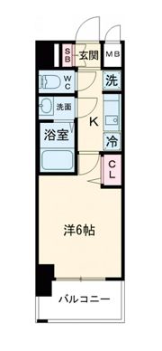 プレサンスOSAKA姫里ヴィオンの間取り画像
