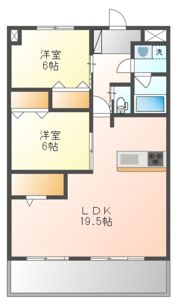 スレーヌ香住ケ丘の間取り画像