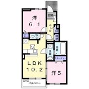 カルムⅡの間取り画像