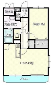 ユーミー伏石Ⅱの間取り画像