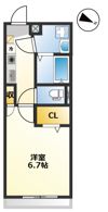 ハイツ晴斗Ⅷの間取り画像
