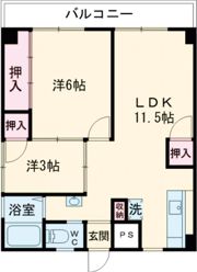 全優マンションの間取り画像