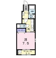 Neo City庭瀬の間取り画像