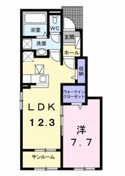 カリーノ リヴェルタの間取り画像