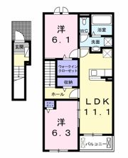 カリーノ リヴェルタの間取り画像
