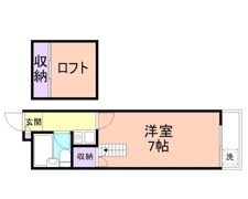 シティパル秋月の間取り画像