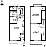 クォール丸山Bの間取り画像