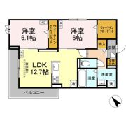 マリポーサ高畑Aの間取り画像