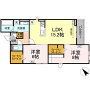 マリポーサ高畑Bの間取り画像