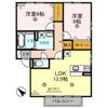 リビングタウン貴生川 B棟の間取り画像