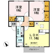 グレイス C棟の間取り画像