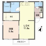 メゾンリュミエール Aの間取り画像