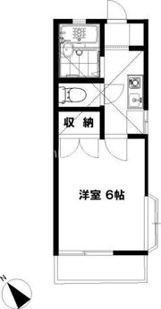 藤沢ドミール21の間取り画像