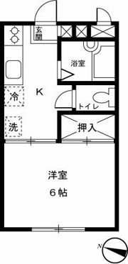エクレール国立の間取り画像