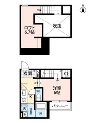 T.A国府2丁目B棟の間取り画像