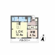 シャーメゾン春日町の間取り画像