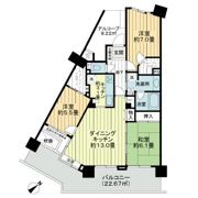 ライオンズシティお花茶屋の間取り画像