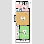 メロディハイツpartⅡの間取り画像