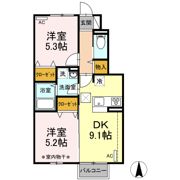 アネトス Aの間取り画像