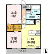 モルゲンゾンネⅢの間取り画像