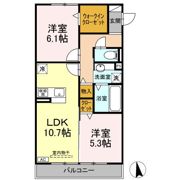 モルゲンゾンネⅢの間取り画像
