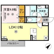 D-ROOM御開の間取り画像