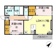 D-ROOM御開の間取り画像