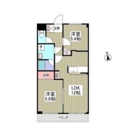 サニーエステートの間取り画像