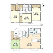 4121武蔵村山市大南10期3棟2号棟の間取り画像