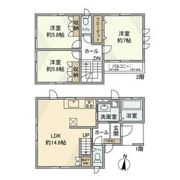 高倉戸建の間取り画像