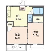 メゾン 山高 Aの間取り画像